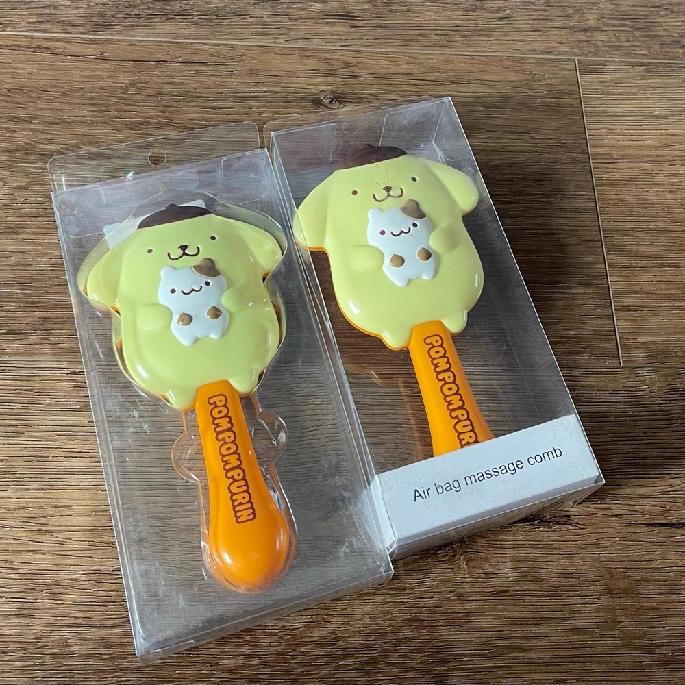 POMPOMPURIN-NWT Character Hair Brush OR Hand Mirror